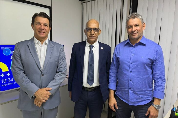 Maia, Josafá e Nal. Foto: ASCOM