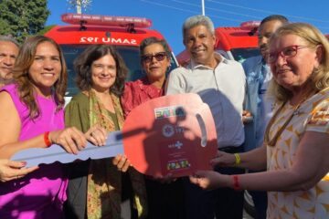 Entrega do Samu. Foto: ASCOM- Prefeitura