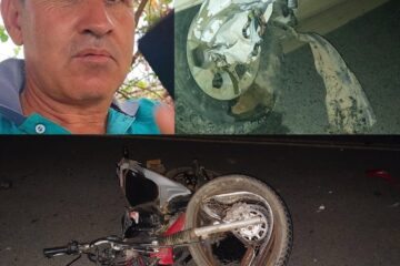 Homem morre em acidente entre carro e moto. Foto: Polícia Militar