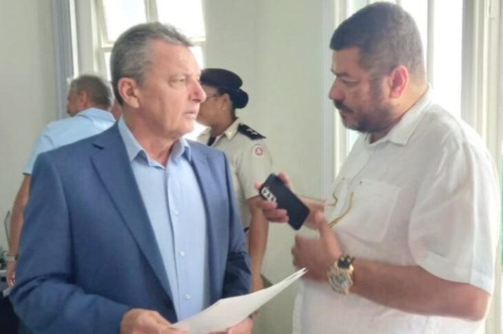 Charles e Moacy. Foto: Latinha