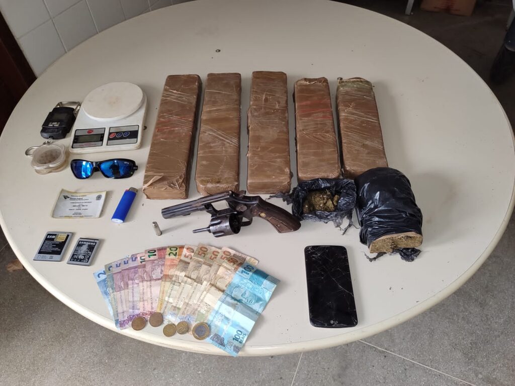Material apreendido. Foto: Polícia Militar
