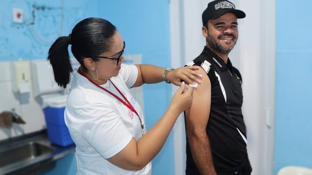 Paciente sendo atendido. Foto: divulgação