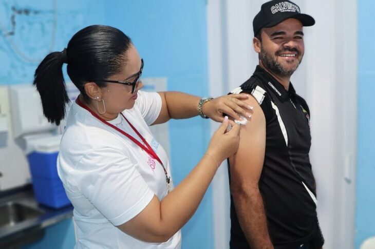 Paciente sendo atendido. Foto: divulgação