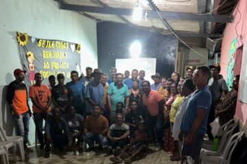Reunião com o pré-candidato Anselmo, em Julião. Foto: divulgação