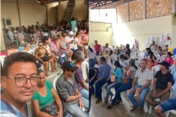 Pacientes sendo atendidos em Santa Maria. Foto Edivaldo Mello