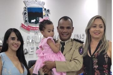 Vania Veiga, esposa do Capitão Vilaça, Lavignia e Selma