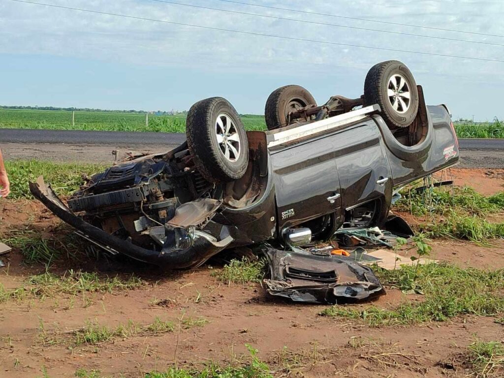 Acidente entre ônibus e moto deixa uma vitima fatal em Magalhães