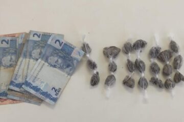 Material apreendido em Caetité. Foto: Polícia Militar