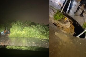 Estragos em Guanambi. Foto: Assessoria de Comunicação