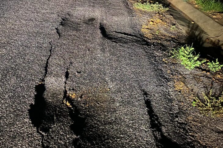 Estrada de Angico. Foto: leitor Folha do Vale