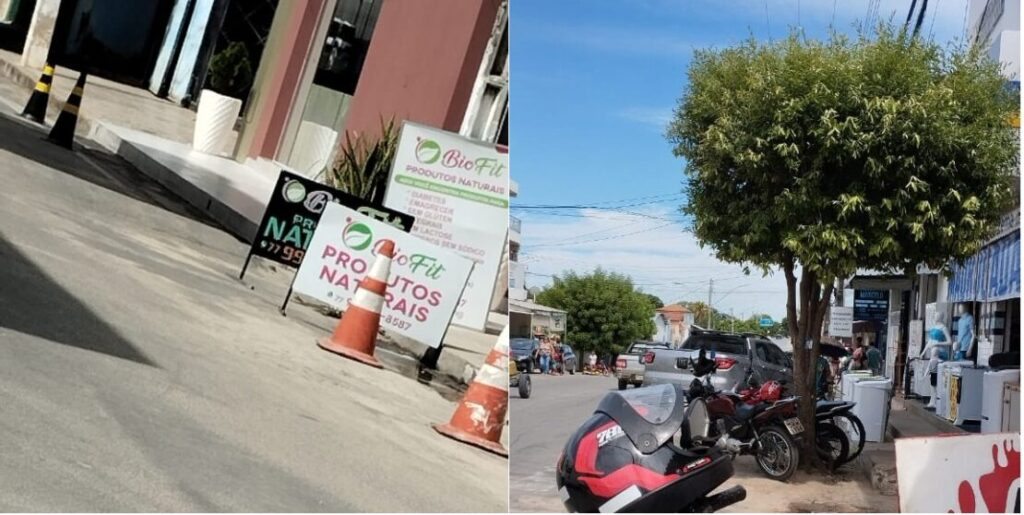 Calçadas de Carinhanha. Foto: enviada por leitor