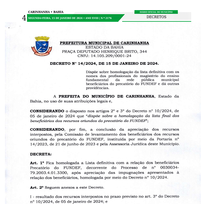 Lista definitiva