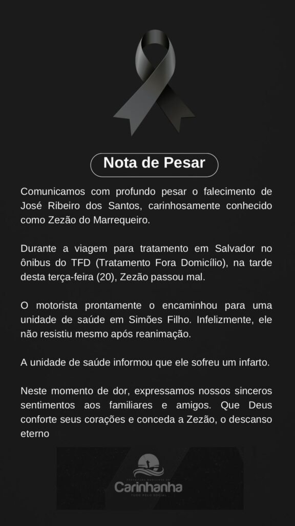 Nota de pesar
