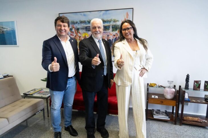 Marcelo, Wagner e Zanubia. Foto: divulgação