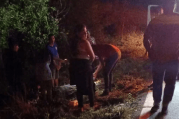 Motociclista fica ferido na BR-030, em Palmas de Monte Alto. Foto: reprodução