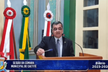 Vereador Rodrigo. Foto: reprodução Câmara