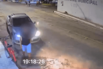 Homem é atropelado propositalmente em Ibotirama. Foto: reprodução