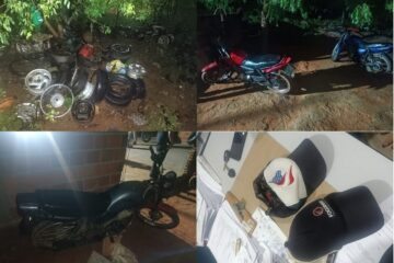 Material apreendido em Aracatu. Foto: Polícia Militar