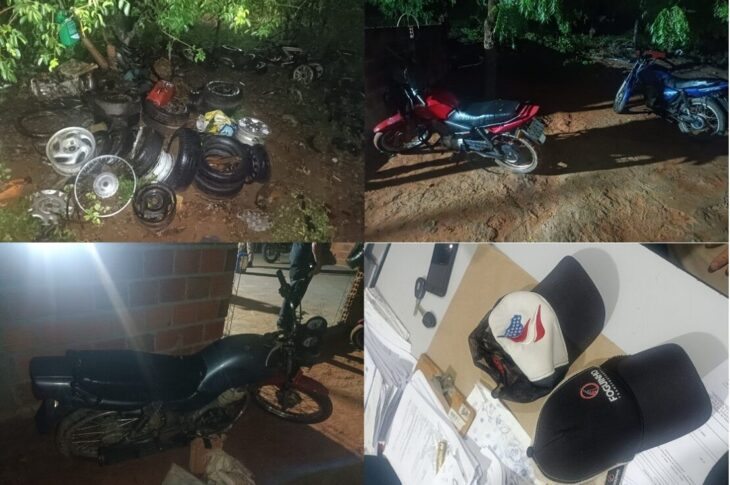 Material apreendido em Aracatu. Foto: Polícia Militar