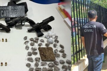 Material apreendido em Lagoa Real. Foto: Polícia Civil