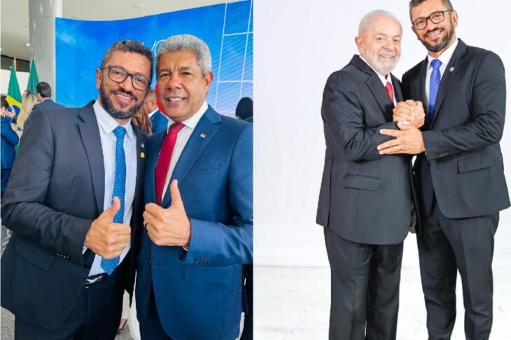 Reinalldo Góes, Jerônimo e Lula. Divulgação