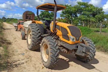 Trator devolvido para o proprietário. Foto: Polícia Militar