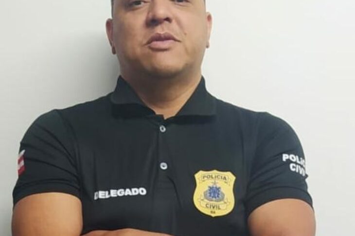 Sandro Marcos, novo delegado de Carinhanha. Foto: reprodução.