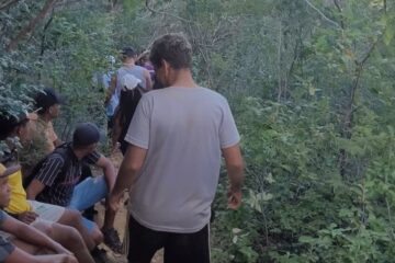 Subida do Cruzeiro, em Palmas de Monte Alto