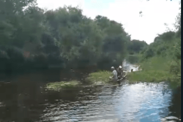 Local em que Ricardo se afogou. Foto: reprodução