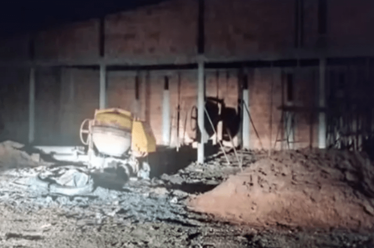 Local do acidente. Foto: reprodução. TV Oeste