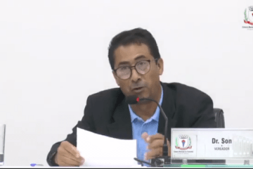 Vereador Dr. Son. Foto: reprodução Câmara de Guanambi