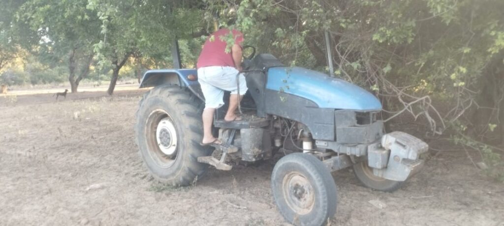 Trator recuperado