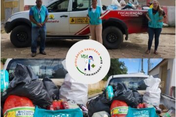 Produtos apreendidos. Foto: Vigilância Sanitária