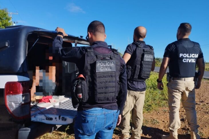 Prisão em Paratinga. Foto: Polícia Civil