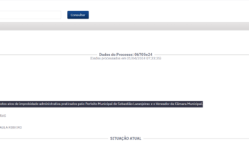 Denúncia protocolada