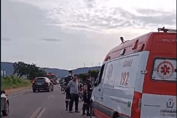 Samu no local do acidente