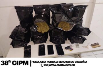Material apreendido. Foto: Polícia Militar