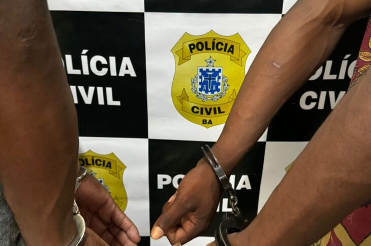 Preso em Pau D'arco, em Malhada. Foto: Polícia Civil