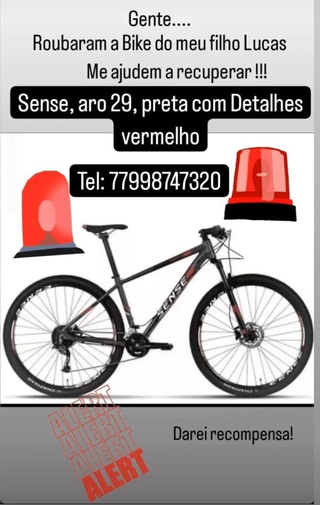 Bicicleta furtada
