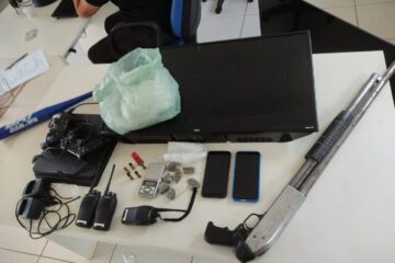 Material apreendido em Maniaçu. Foto: Polícia Militar