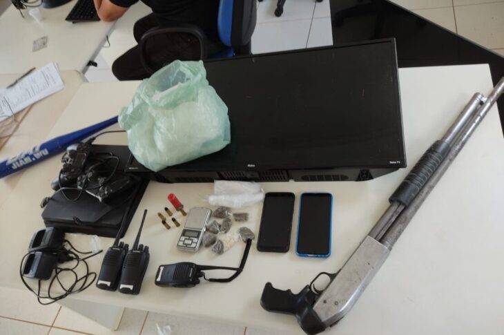 Material apreendido em Maniaçu. Foto: Polícia Militar