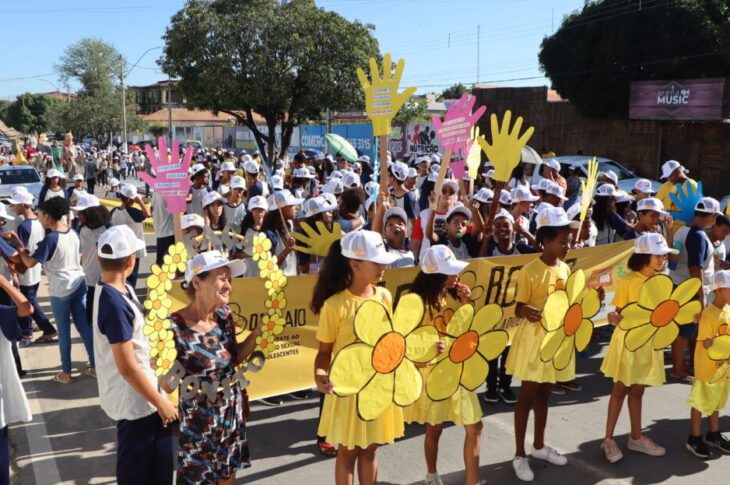 Caminhada contra abuso sexual. Foto: divulgação