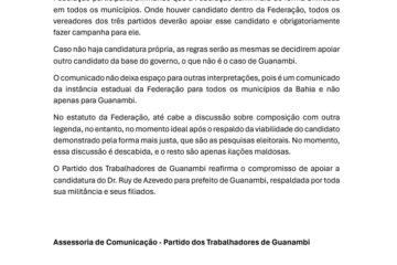 Nota do PT