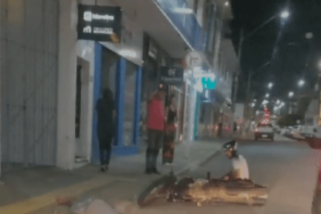 Atropelamento em Caetité. Foto: reprodução