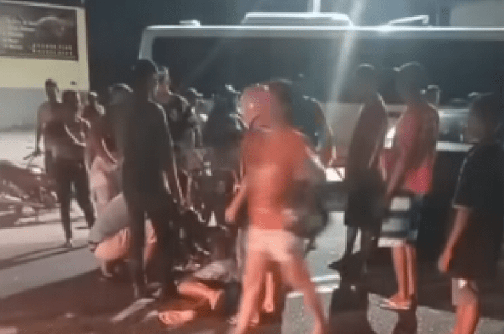 Local do acidente. Foto: reprodução rede social