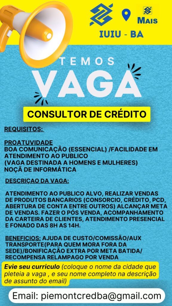 Vaga de emprego