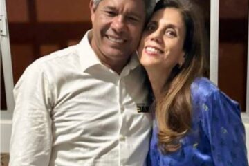 Jerônimo e Luciana. Foto: reprodução