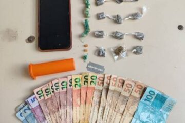 Material apreendido. Foto: Polícia Militar