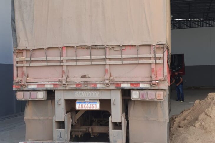 Carga recuperada. Foto: Polícia Civil