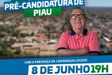 Ato de lançamento da pré-candidatura. Foto: reprodução